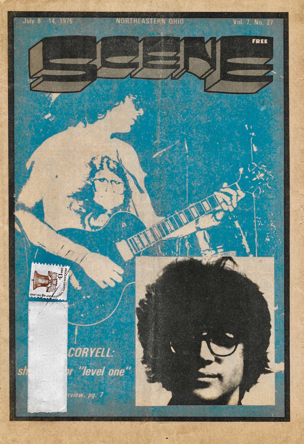 LARRY CORYELL:  SHOOTING FOR ‘LEVEL ONE’  BY MARK KMETZKO  SCENE MAGAZINE:  JULY 8 - 14, 1976
